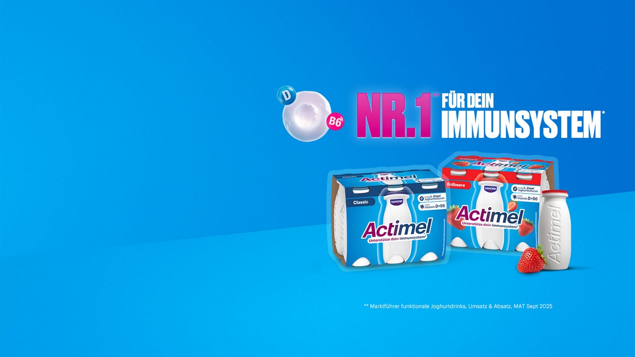 Actimel - die Nr. 1 für dein Immunsystem*
