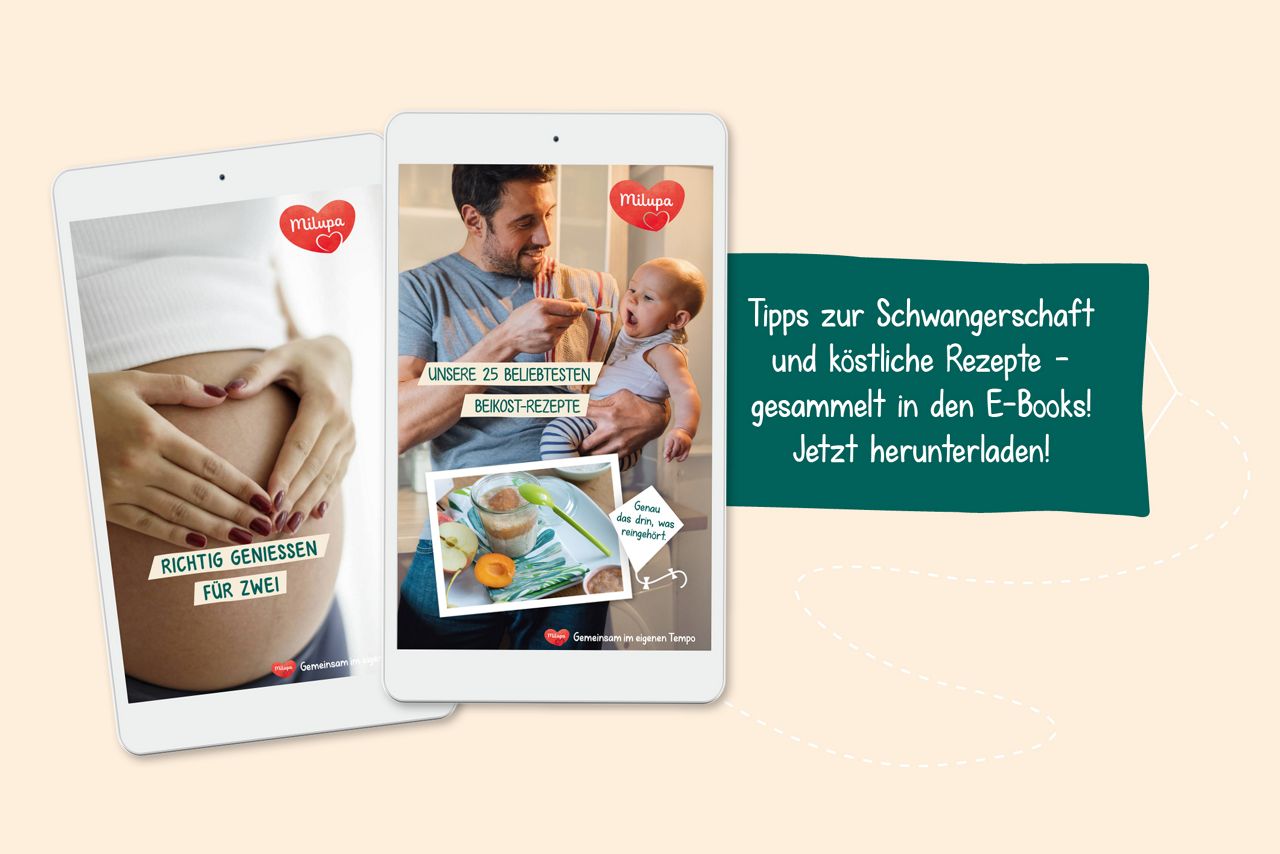 Milupa E-Books Willkommensgeschenke