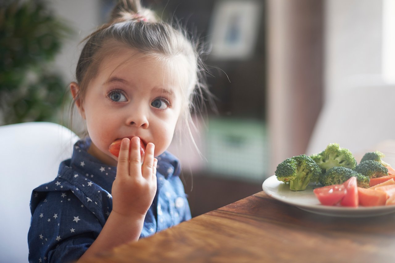 Eating vegetables by child make them healthier