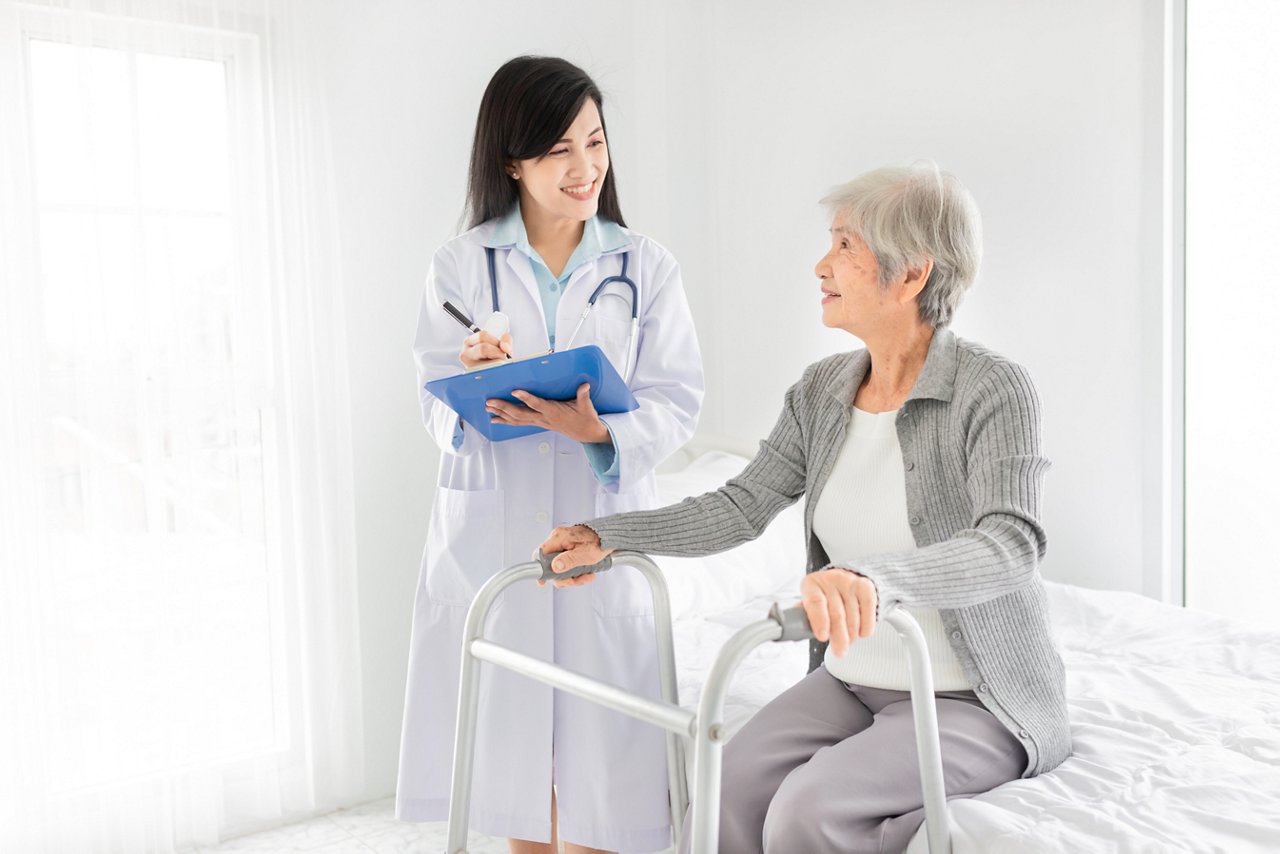 Walk training and rehabilitation process