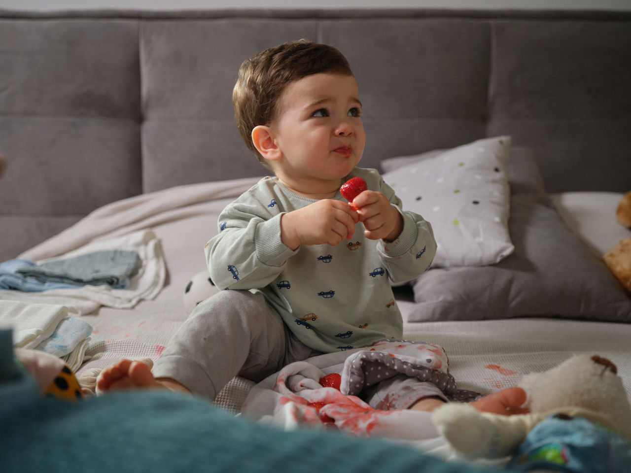 child eating