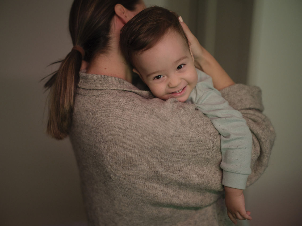baby smiling