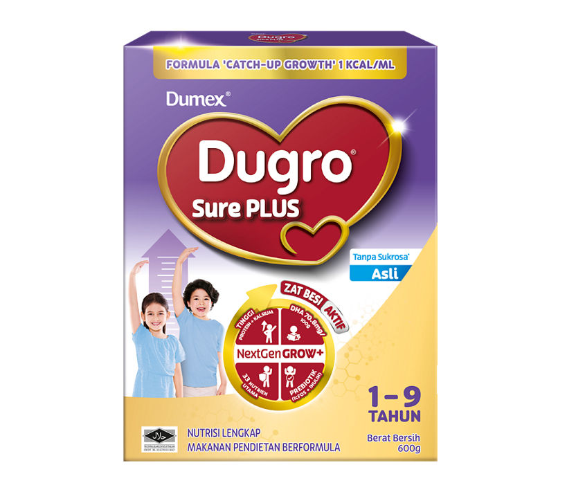 *Berbanding dengan Dugro® Langkah 3..