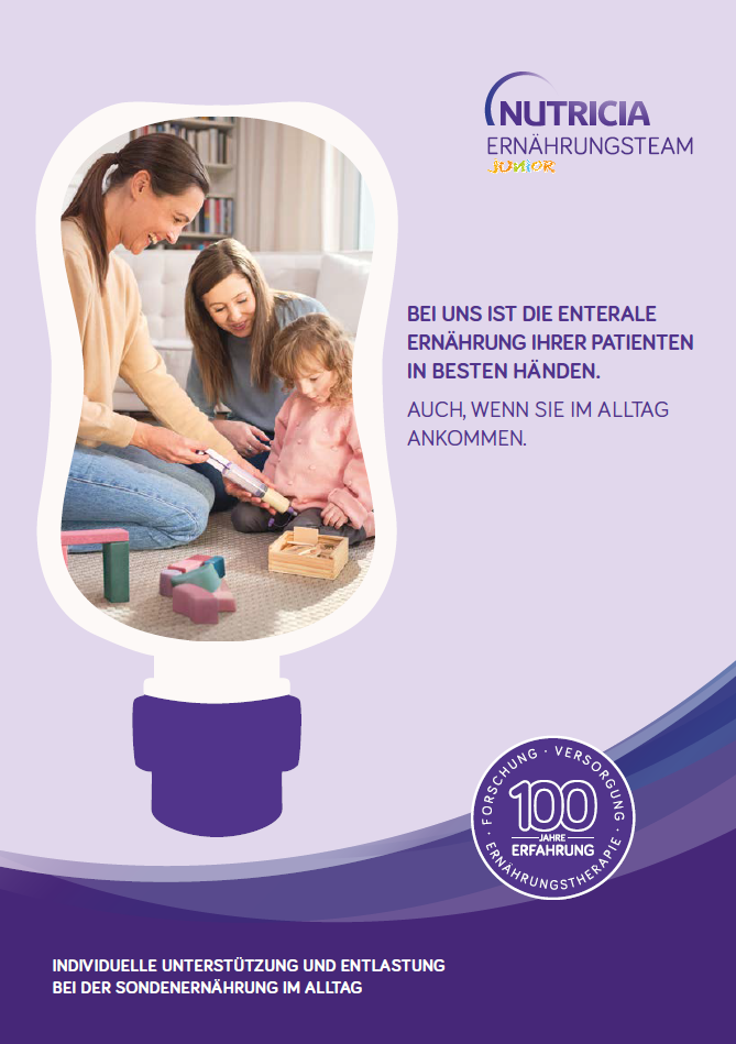 Nutricia Ernährungsteam Junior HCP Broschüre