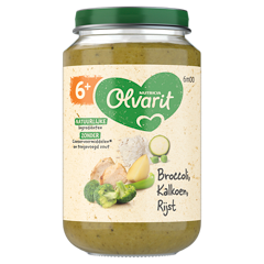 Olvarit Broccoli Kalkoen Rijst