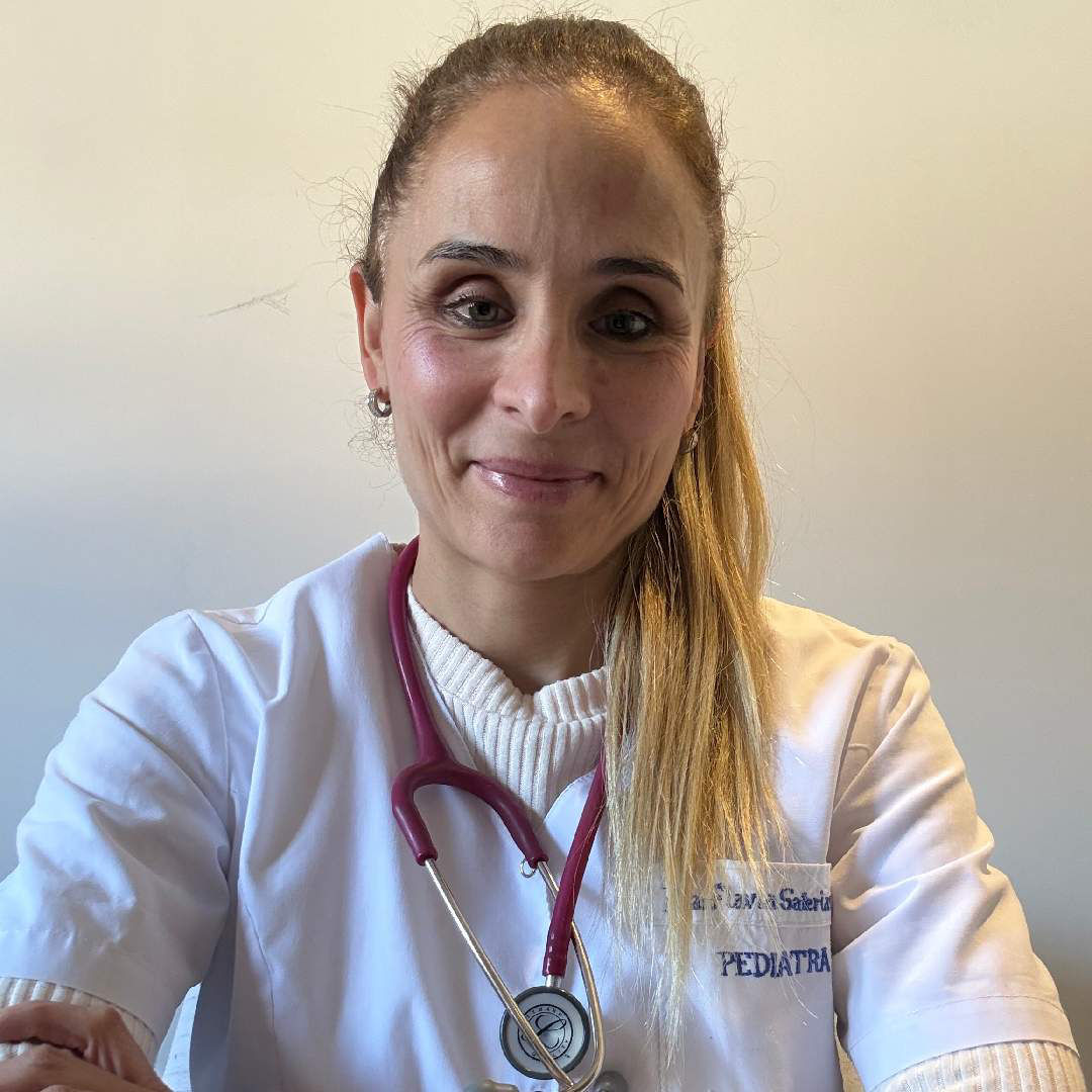 Foto de la pediatra Flavia A. Sateriano