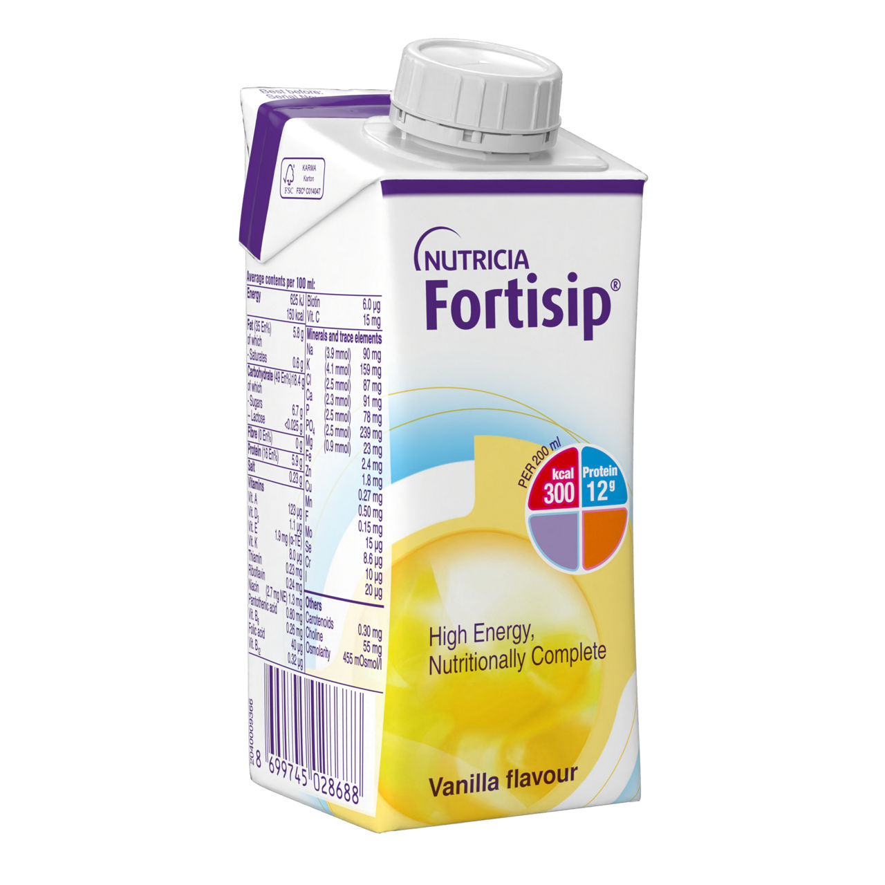 Fortisip Vanilla 200ml Bottle