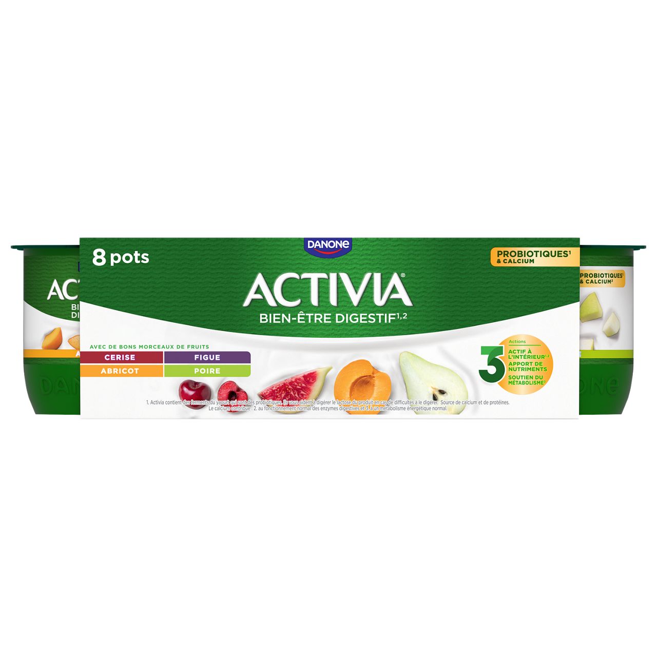 activia fruits du verger