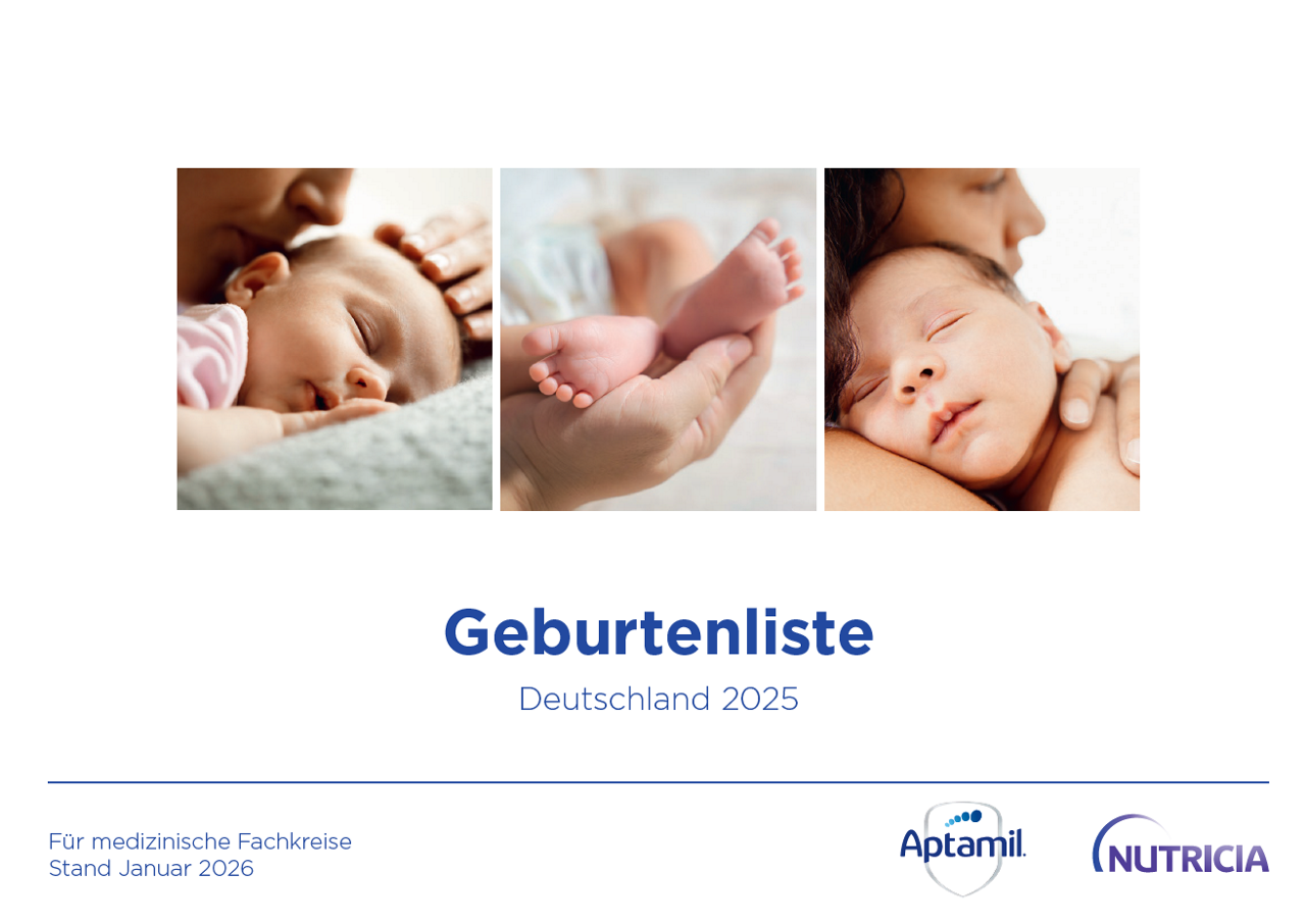 Nutricia Geburtenliste 2025