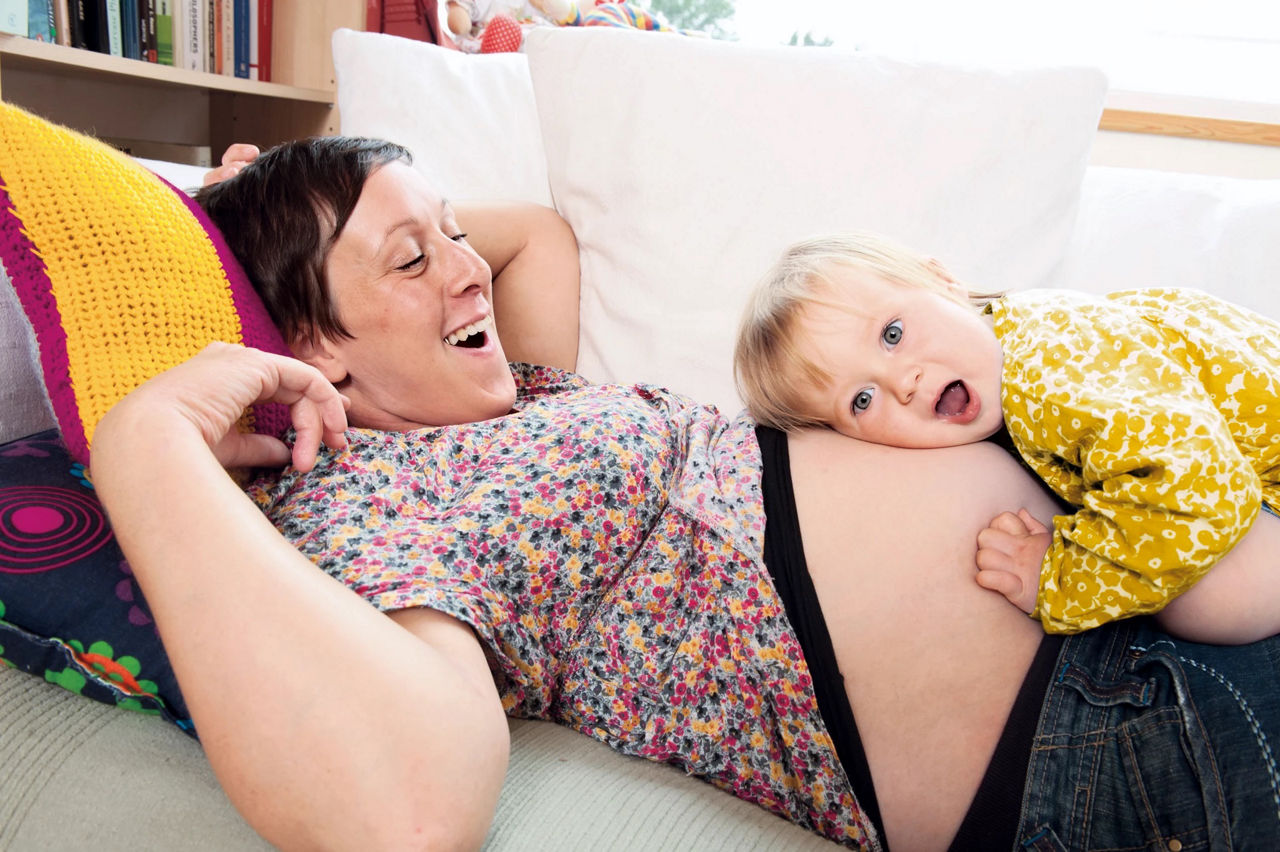 Toddler and mum