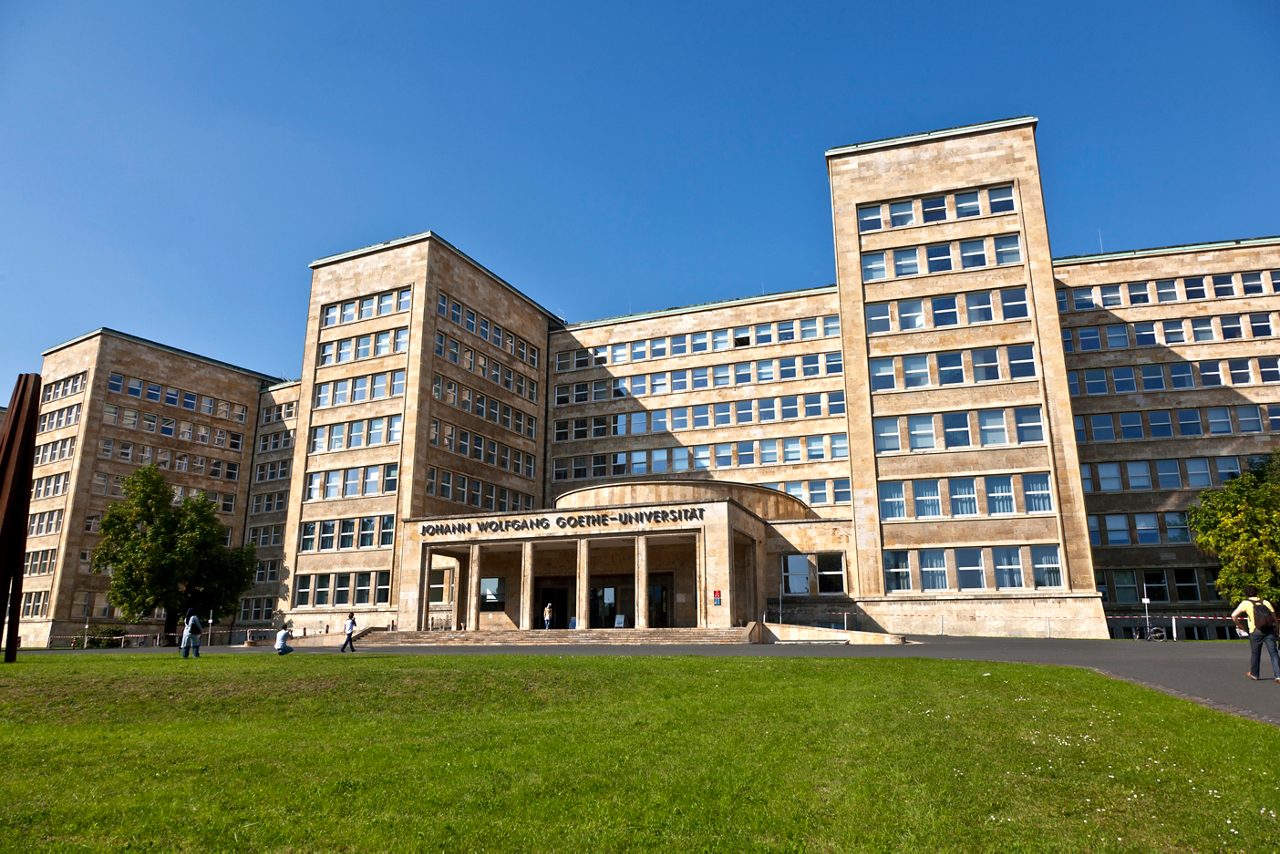 Abbildung der Goethe Universität in Frankfurt am Main
