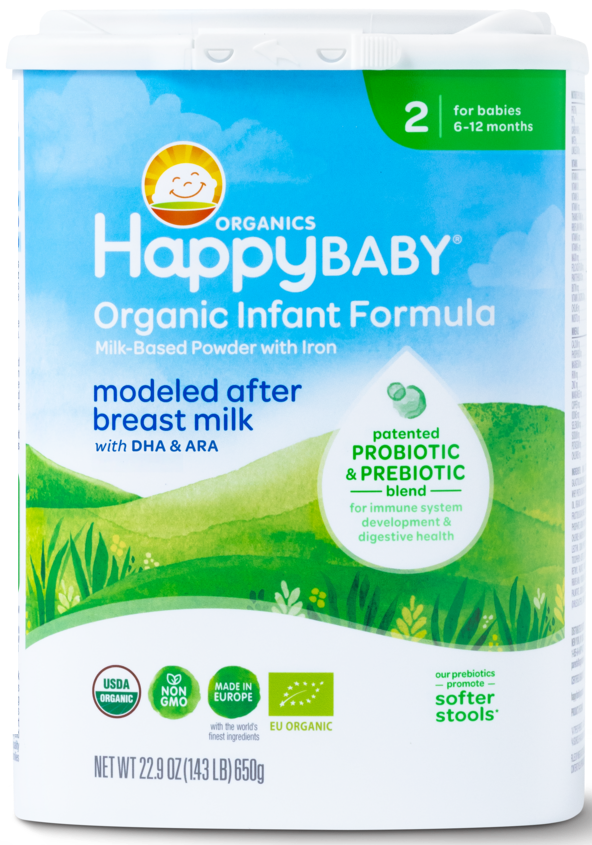 Happy Baby Organic Infant Formula Stage 2