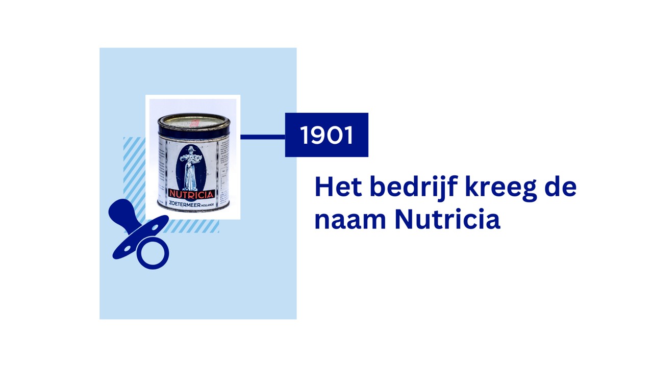 In 1901 kreeg het bedrijf de naam Nutricia
