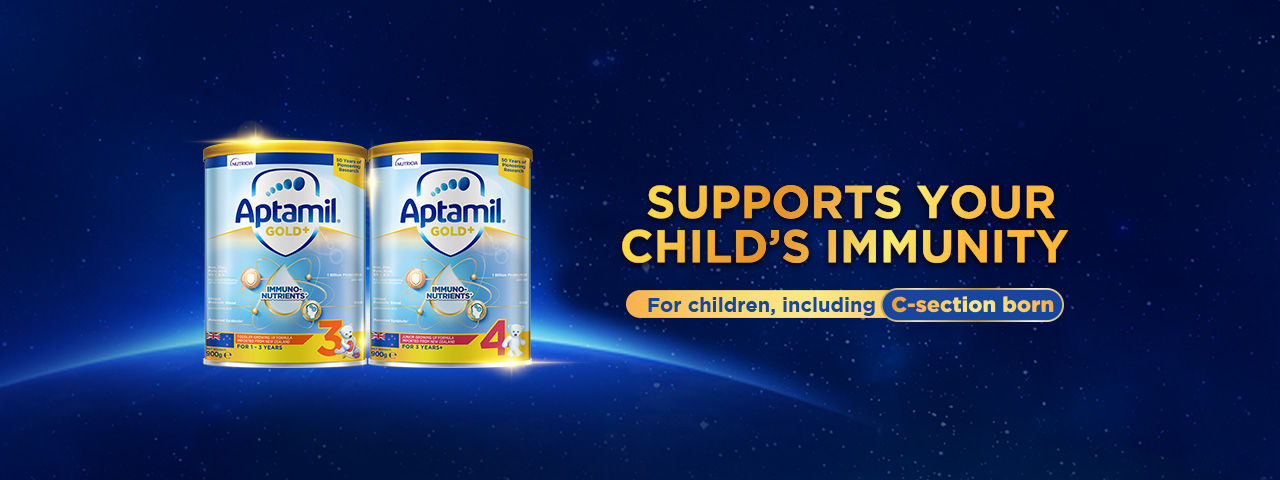 Aptamil® Gold+ | Formulated Milk Powder for Toddlers & Children