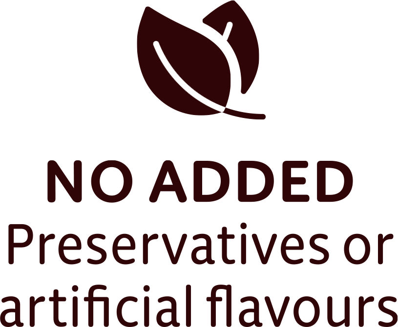NO ADDED Preservatives or artificial flavours