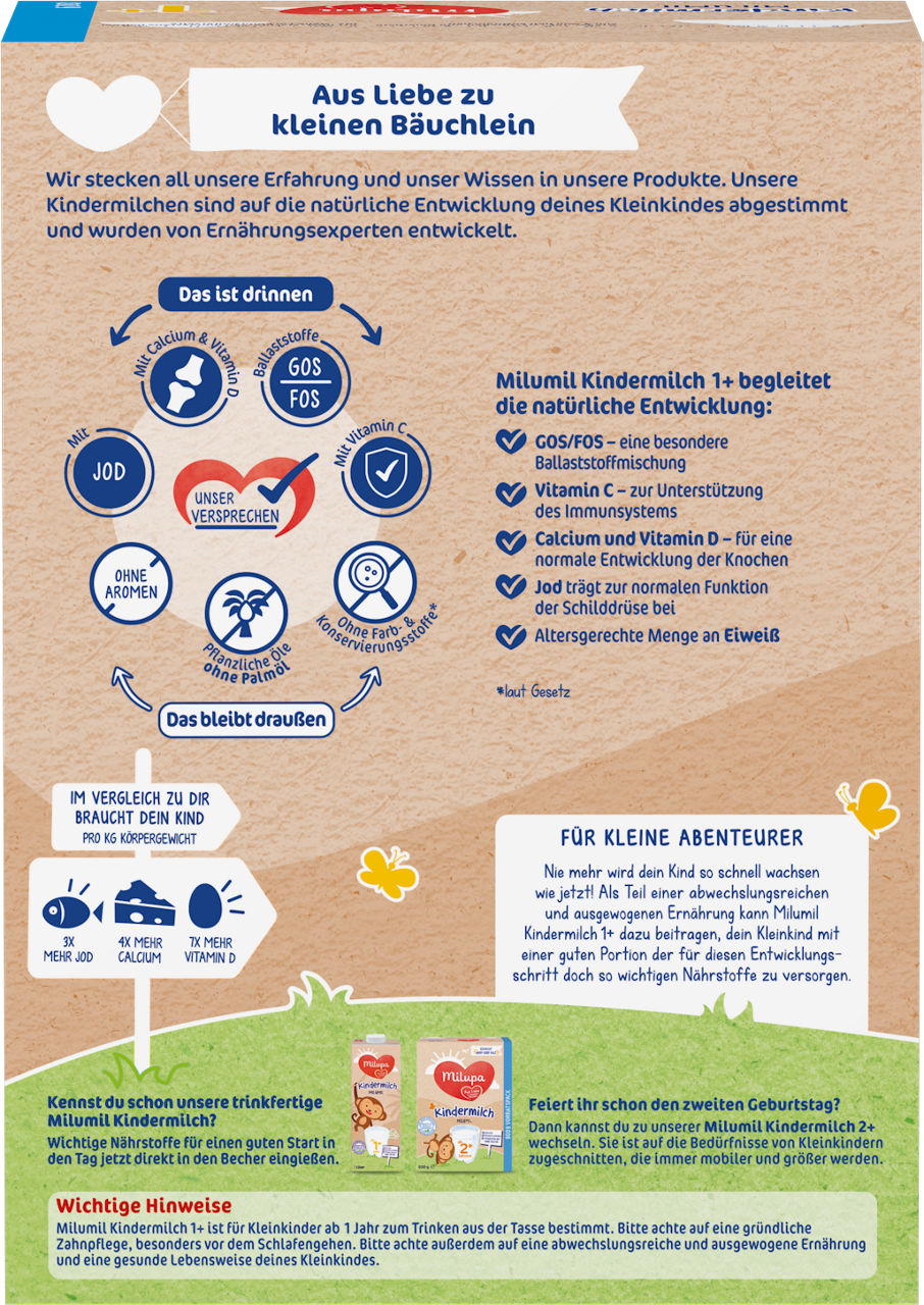 Milupa Milumil Kindermilch 1+ B