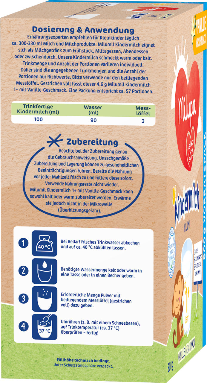 Milupa Milumil 1+ Vanille L