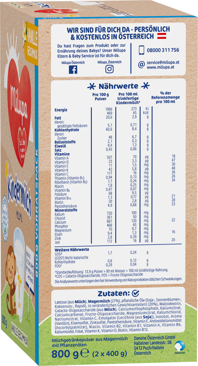 Milupa Milumil 1+ Vanille R