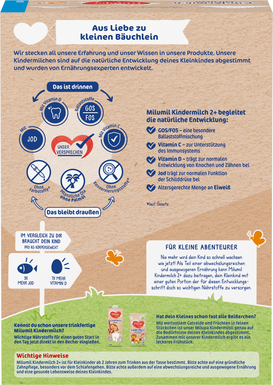 Milupa Milumil Kindermilch 2+ B