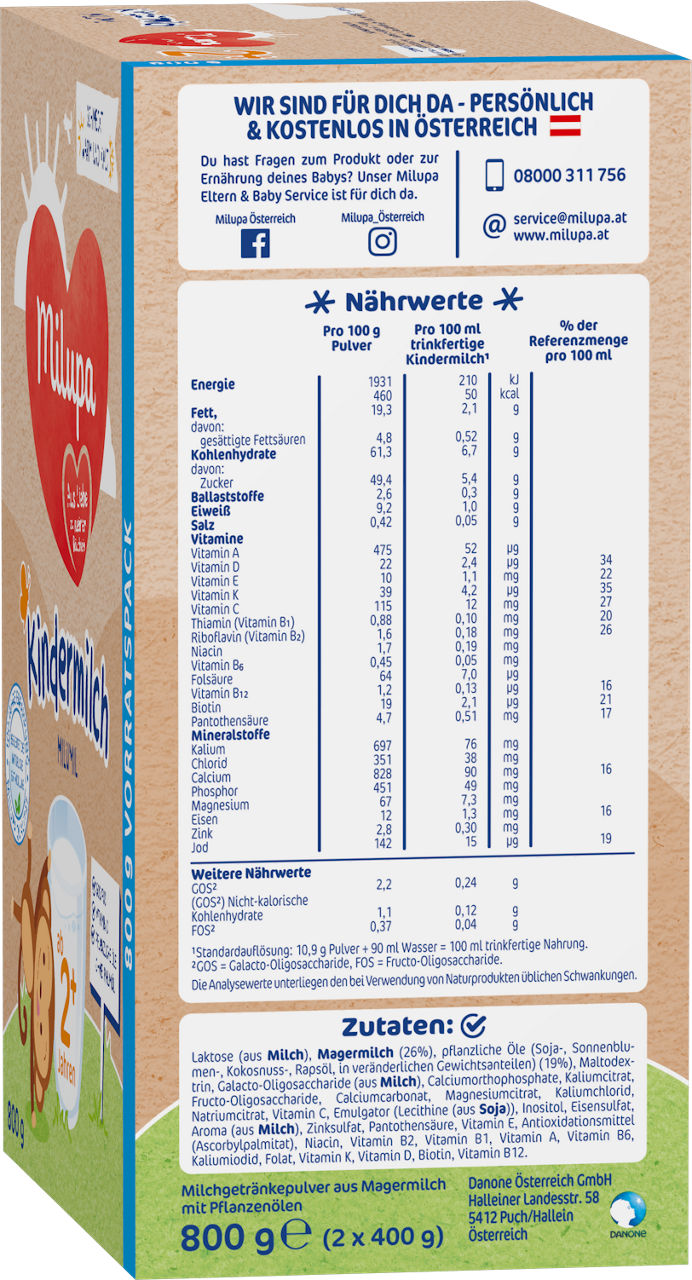 Milupa Milumil Kindermilch 2+ R