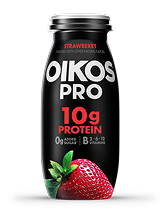 Oikos Pro Strawberry Protein Shot Bottle