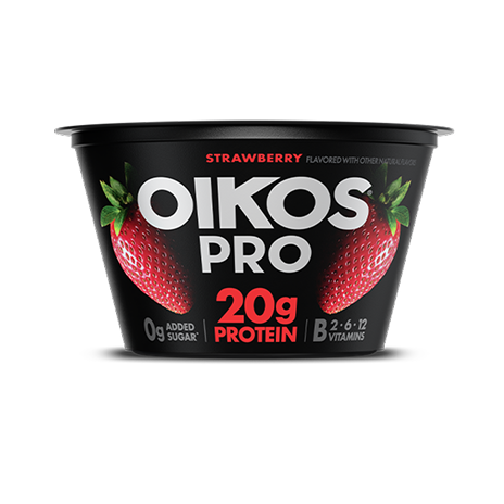 Oikos Pro Strawberry Yogurt Cup