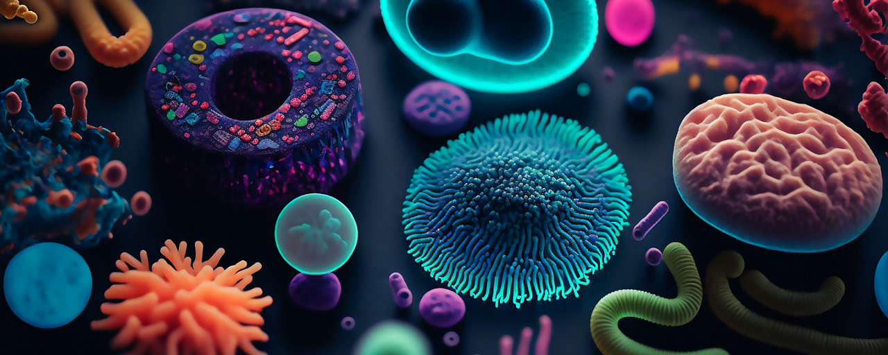 microrganismi dentro l'intestino umano