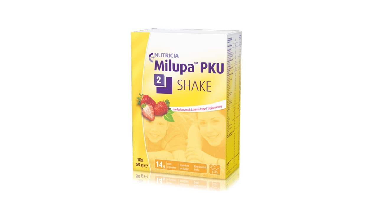 Milupa PKU 2-shake aardbeiensmaak