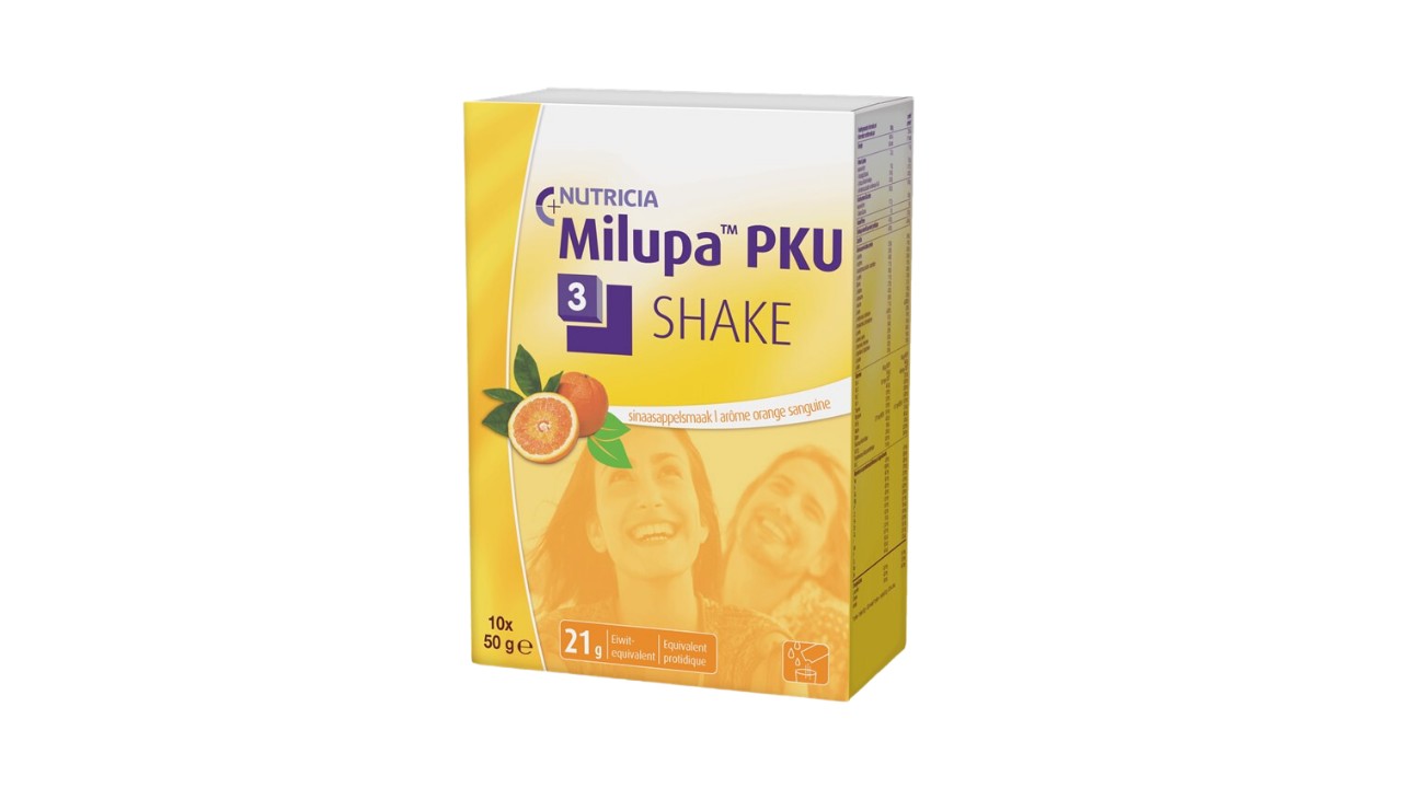 Milupa PKU 3-shake sinaasappel