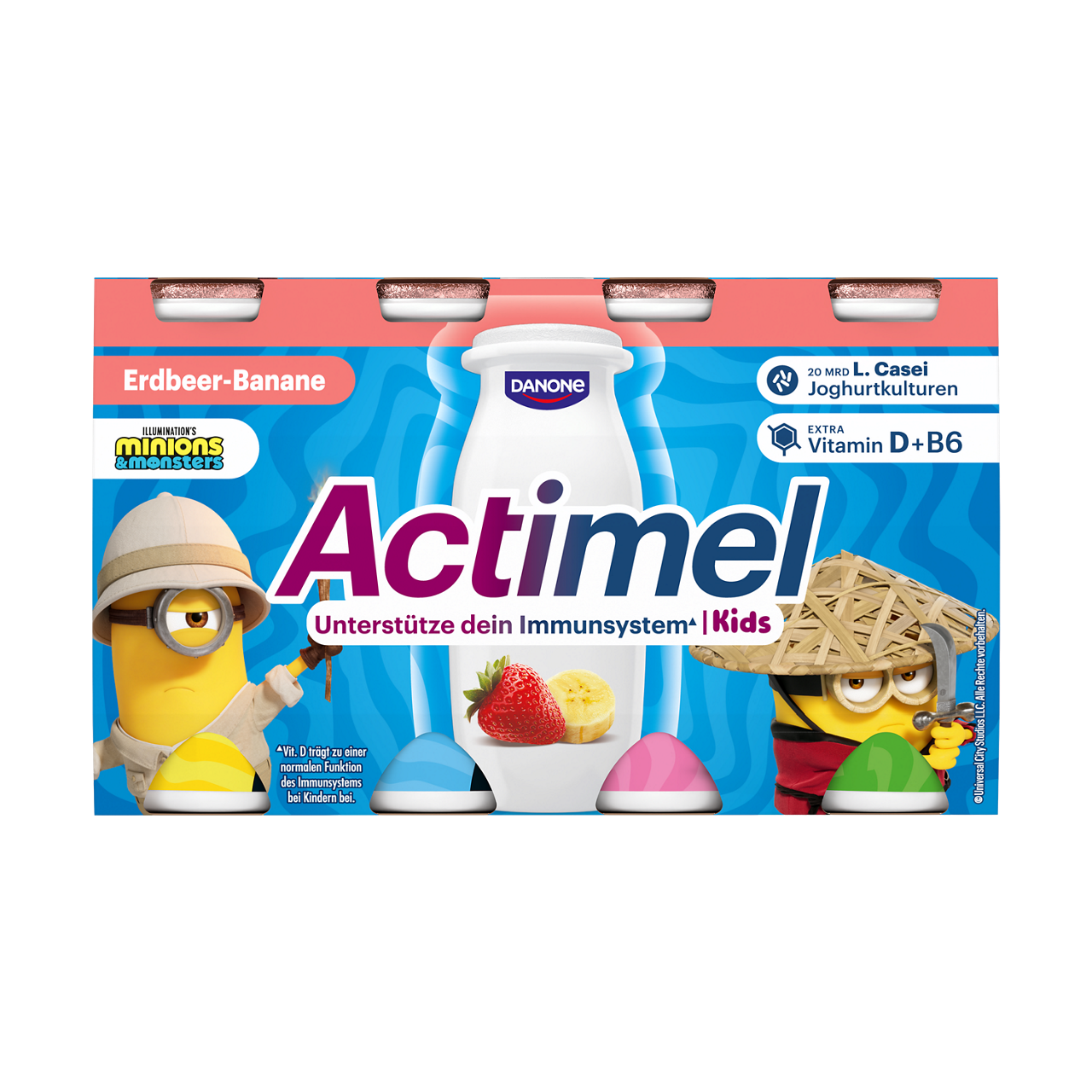 Actimel Erdbeere und Banane x8