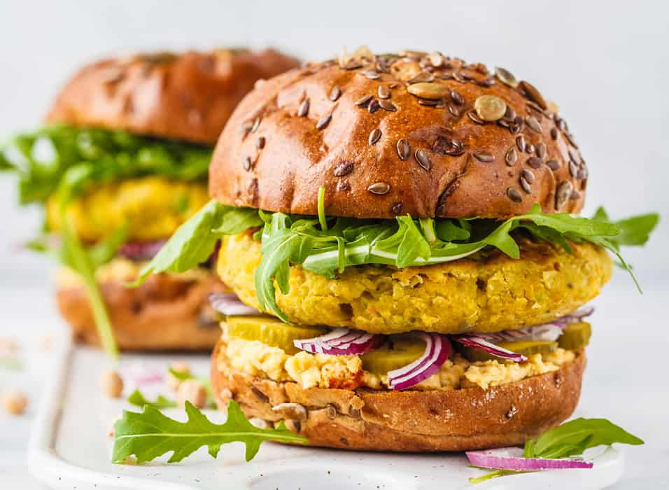 MOROCCAN RICE AND VEGETABLE BURGERS