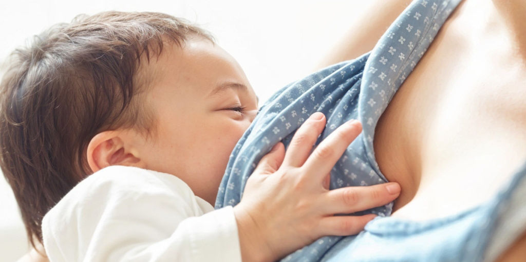 Breastfeeding baby