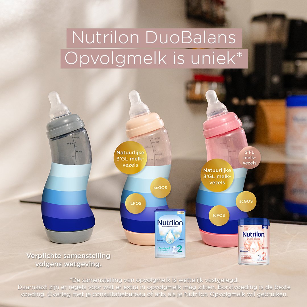 Nutrilon DuoBalans Opvolgmelk verschil met wetgeving