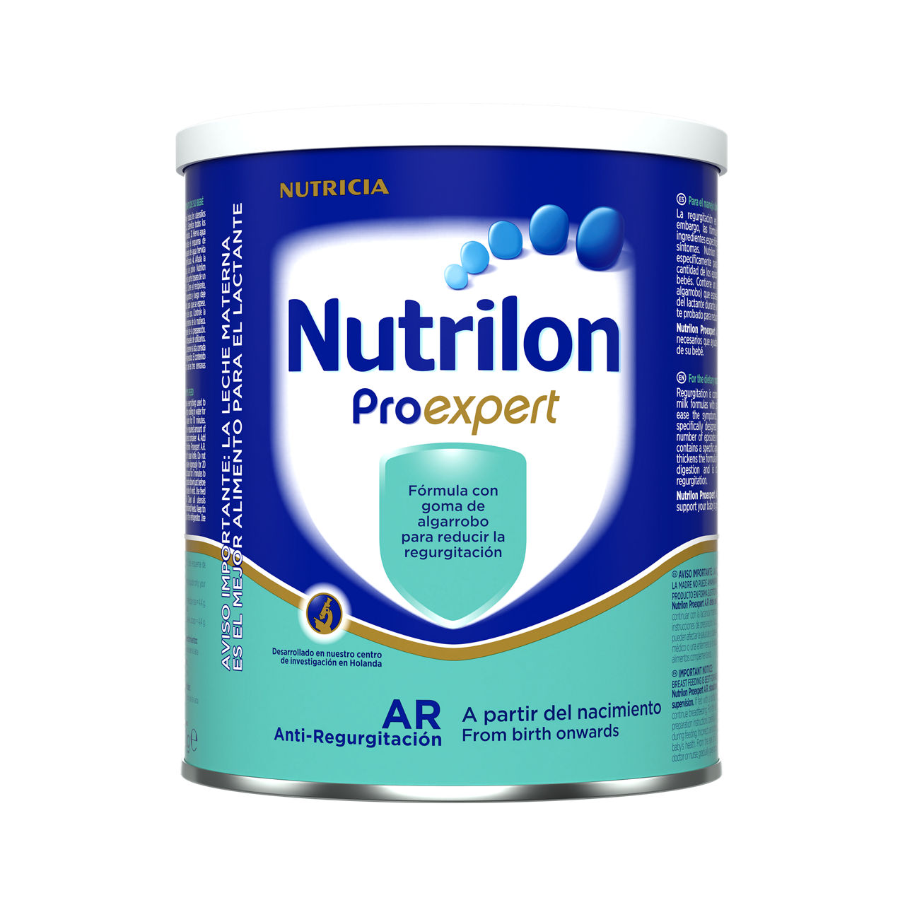 Nutrilon Proexpert AR fórmula polvo antireflujo antiregurgitación lata 400g para bebés a partir del nacimiento - Nutricia Ecuador