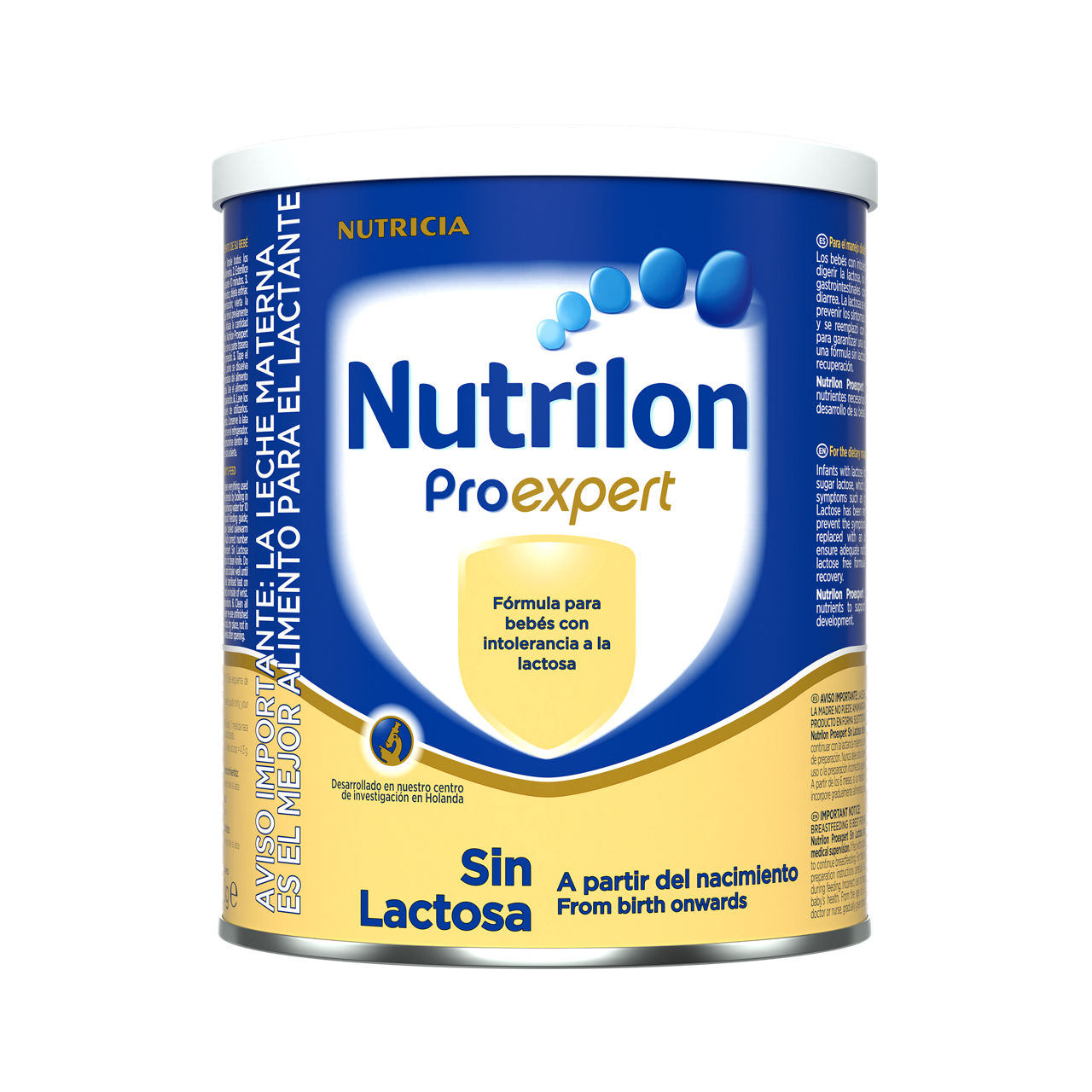 Nutrilon Proexpert Sin Lactosa fórmula polvo deslactosada lata 400g para bebés a partir del nacimiento – Nutricia Ecuador