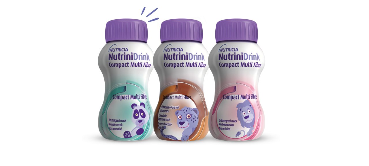 ouders geeft de voorkeur aan NutriniDrink +Mix Multi Fibre vanwege de natuurlijke ingrediënten1 - 4