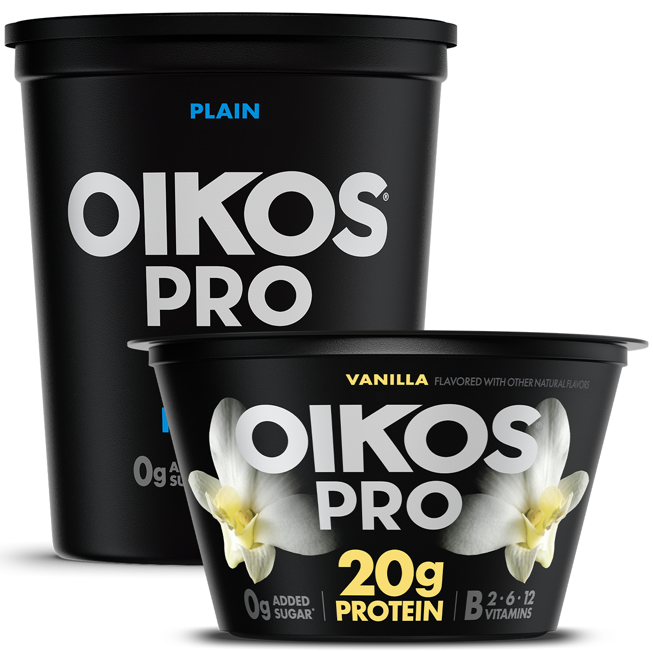 Oikos Pro yogurt with protein content