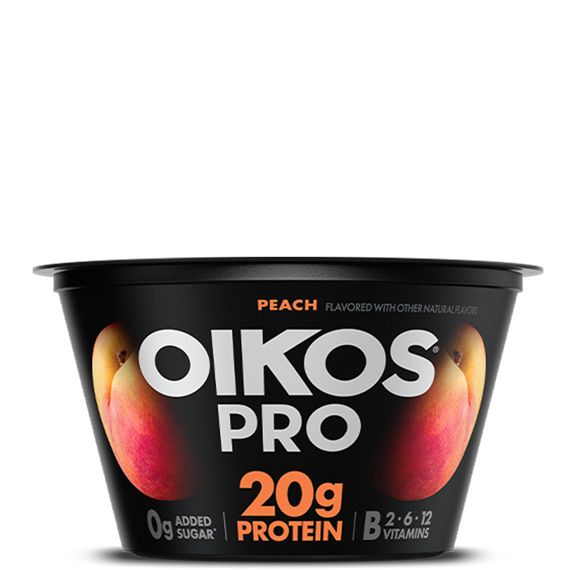 Peach Oikos Pro High Protein Yogurt Cultured Ultra Filtered Milk