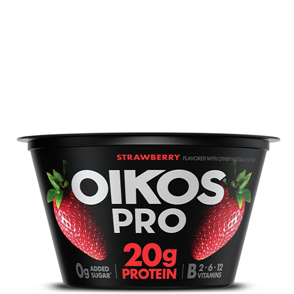Strawberry Oikos Pro High Protein Yogurt Cultured Ultra Filtered Milk