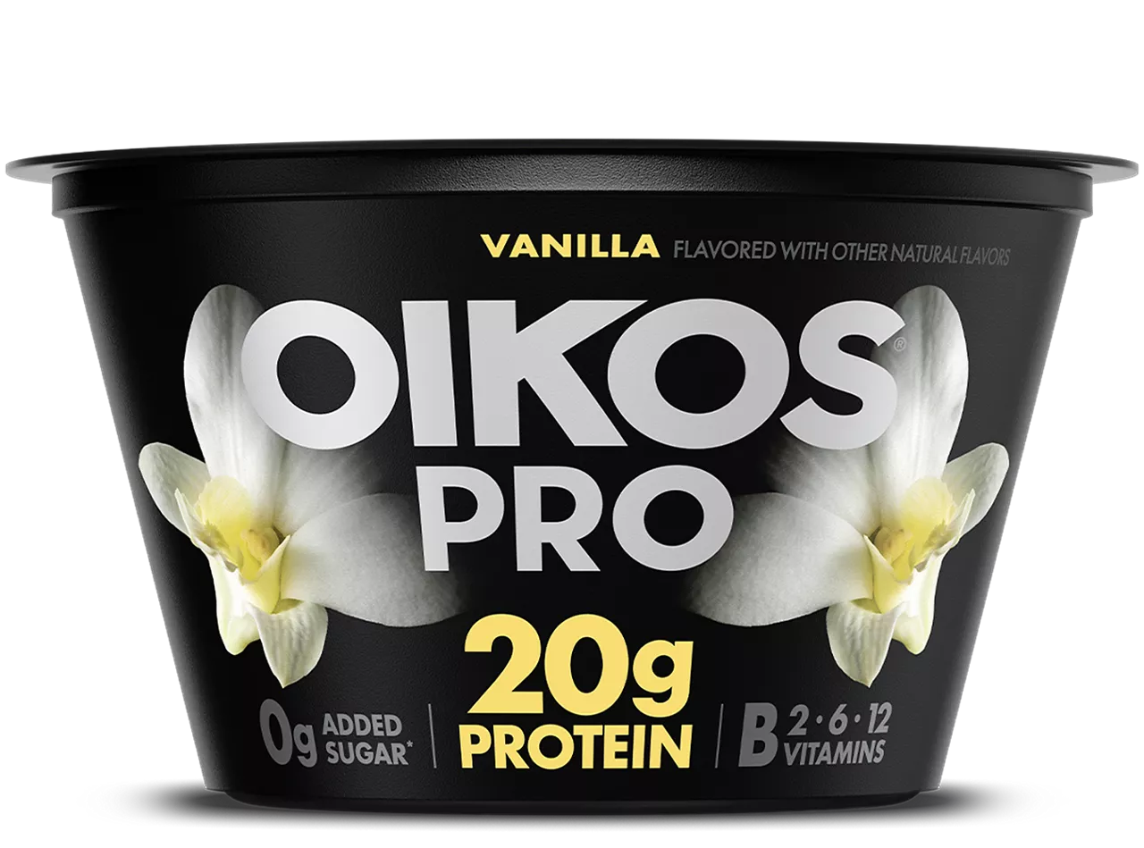 Vanilla Oikos Pro High Protein Yogurt Cultured Ultra Filtered Milk