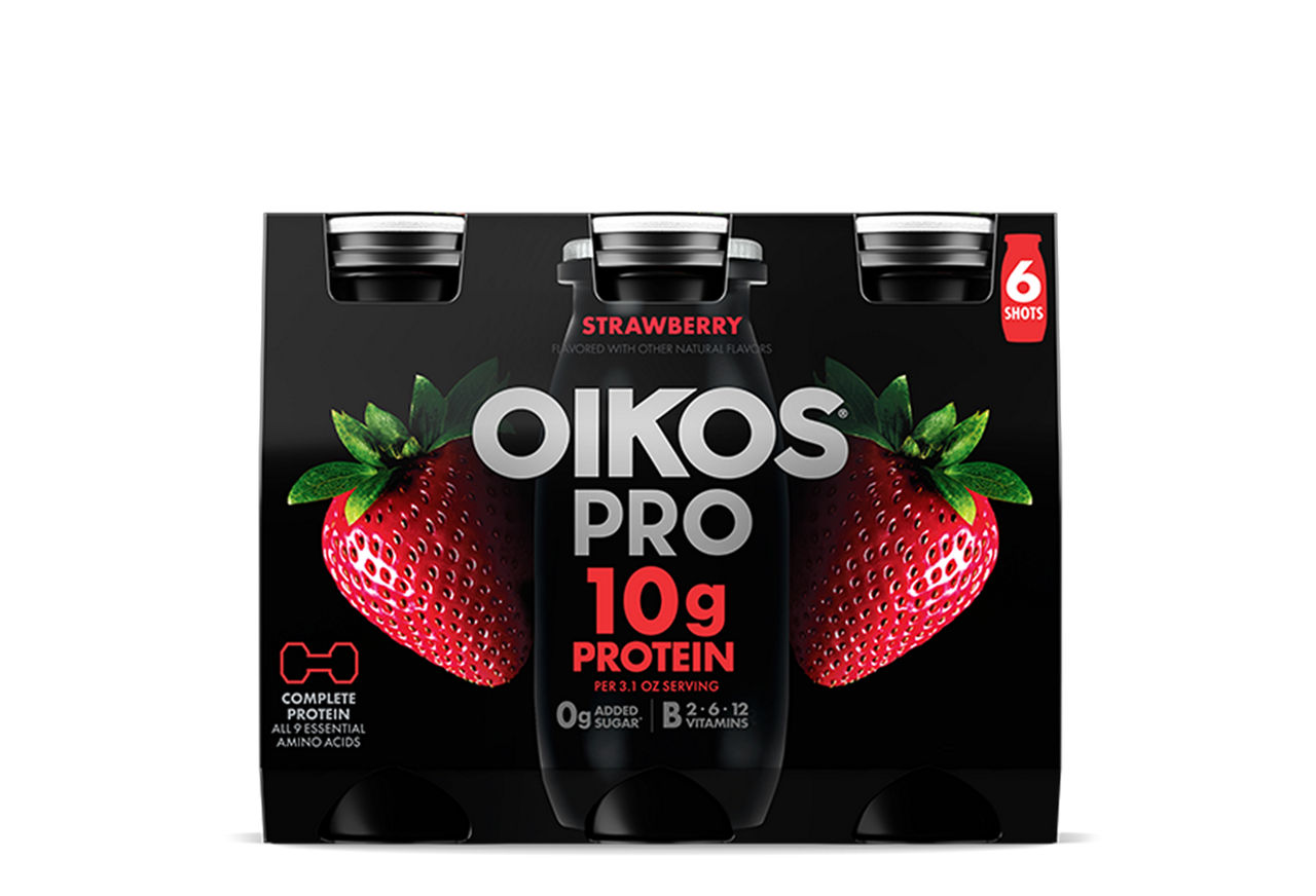 Strawberry Oikos Pro High Protein Shot