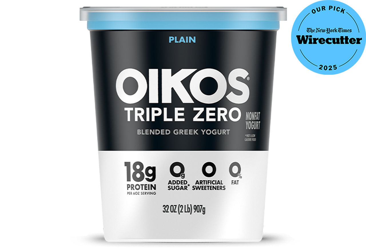 Plain Oikos Triple Zero High Protein Nonfat Greek Yogurt 32oz