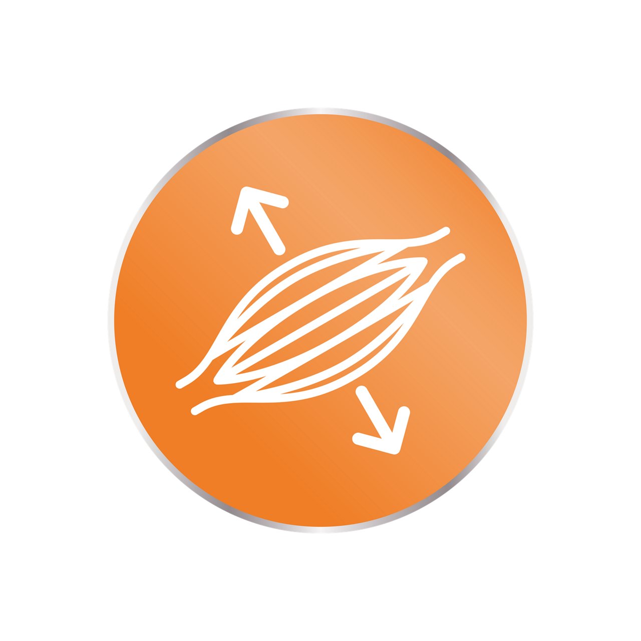 Gewichtstoename en toename van spiermassa – spiermassa-icoon