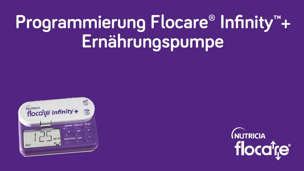 programmierung flocare infinity plus ernaehrungspumpe