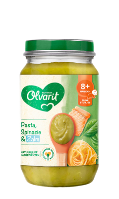 Olvarit Pasta Zalm Spinazie 