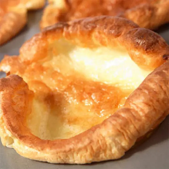 Puffed greek yogurt pancake product