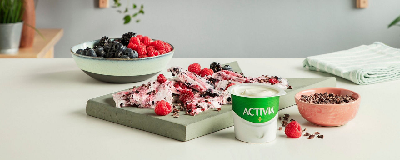 Mendiants glacés à l’Activia
