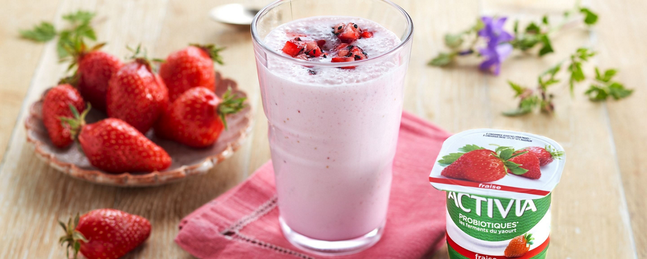 visuel Smoothie aux fraises
