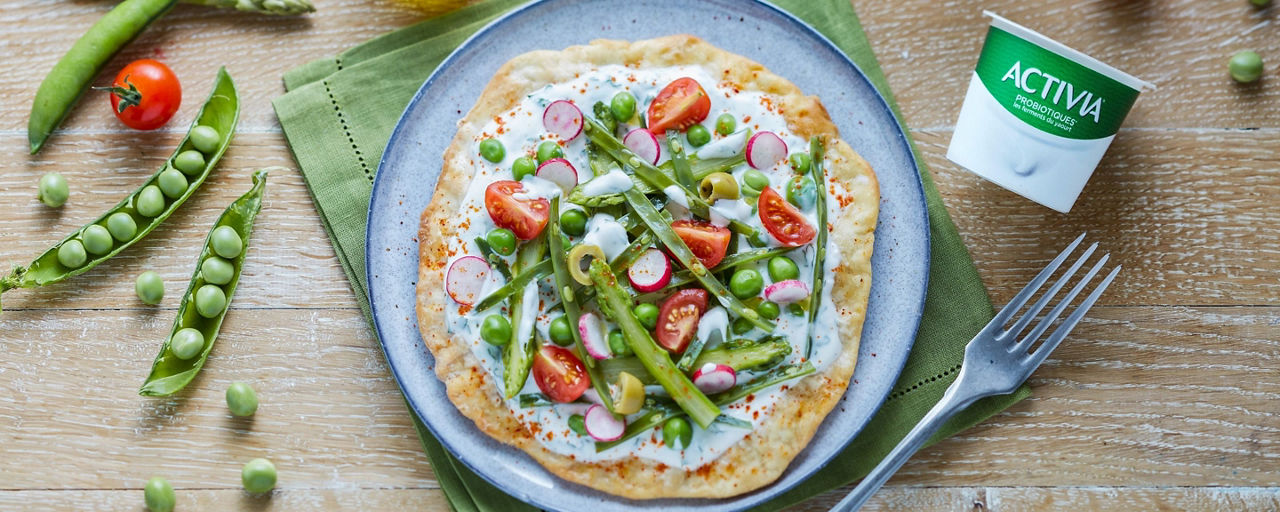Tarte fine jardinière