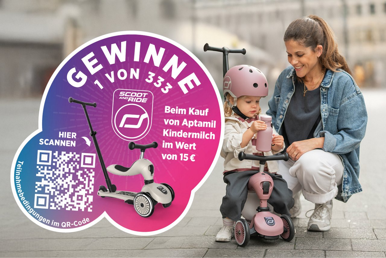 Scoot and Ride banner klein DE